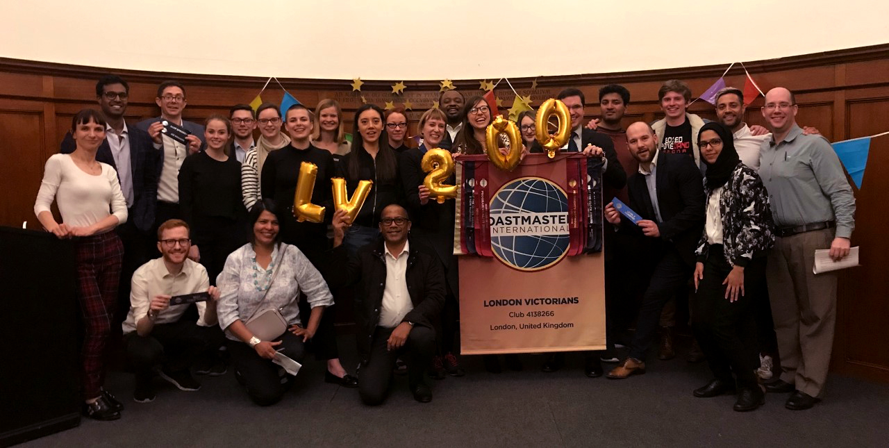 London Victorians Toastmasters Team